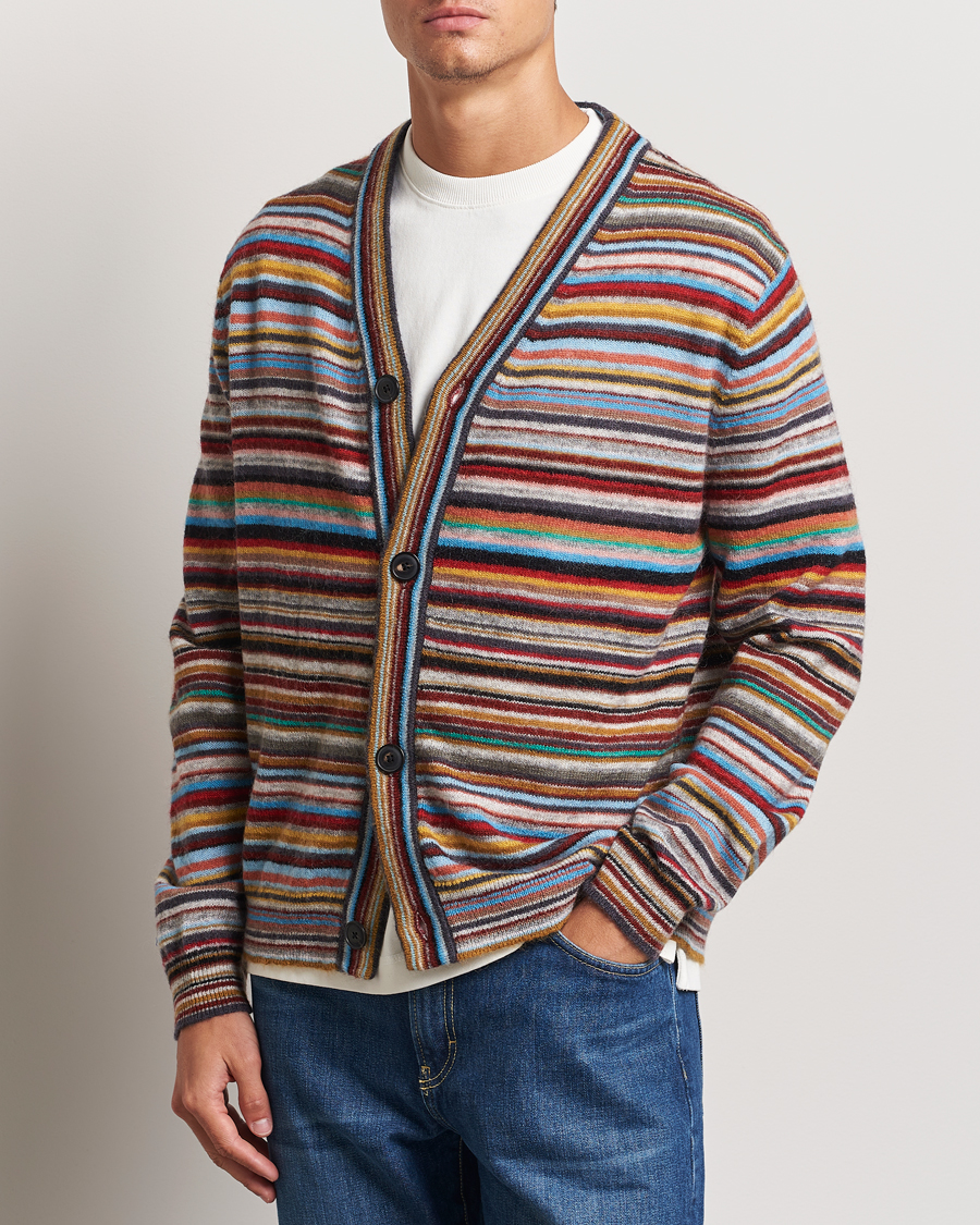 Herren |  | Paul Smith | Striped Wool Cardigan Multi