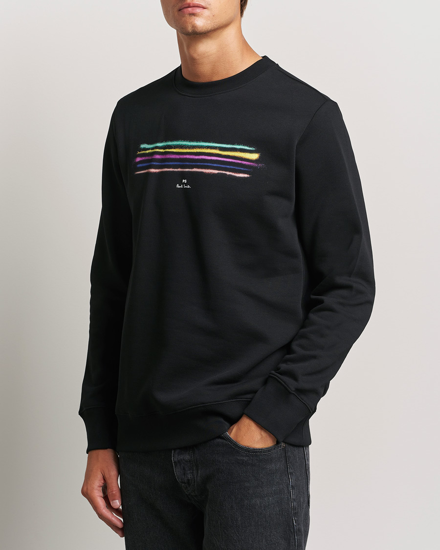 Herren | Sweatshirts | PS Paul Smith | Zebra Crew Neck Sweatshirt Black