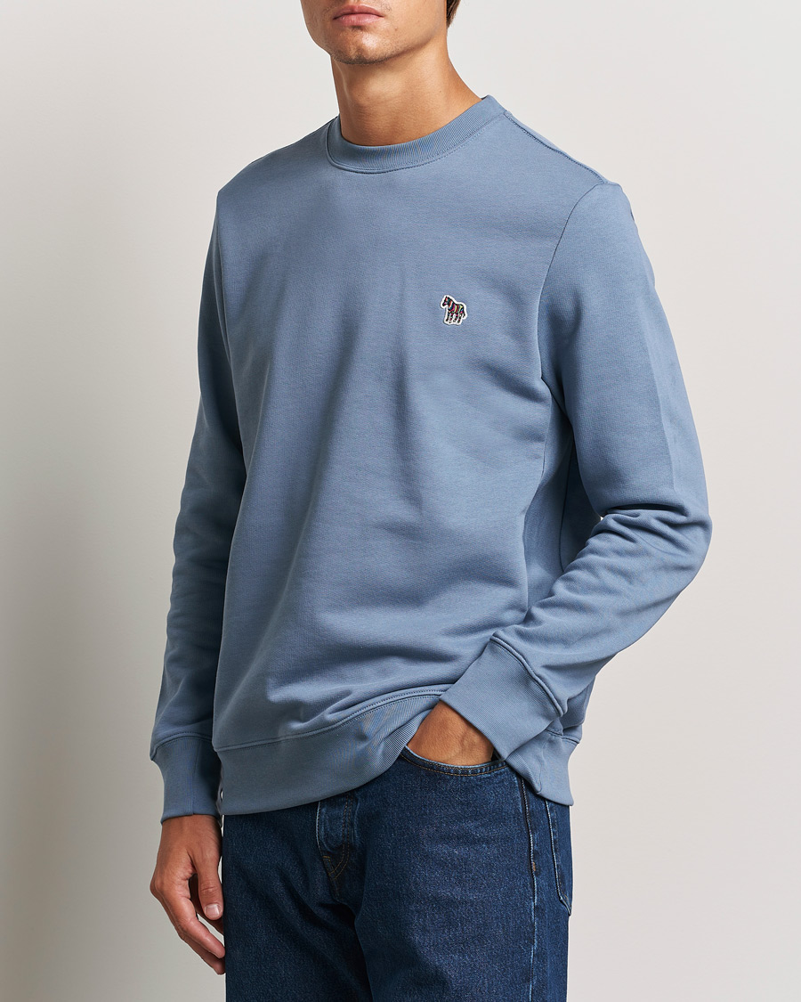 Herren |  | PS Paul Smith | Zebra Organic Cotton Sweatshirt Blue