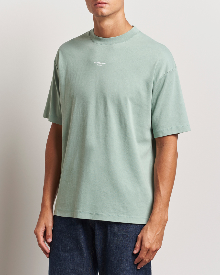 Herren |  | Drôle de Monsieur | Classic Slogan T-Shirt Water Green