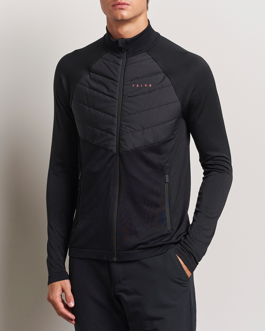 Herren | Pullover | Falke Sport | Running Jacket Black