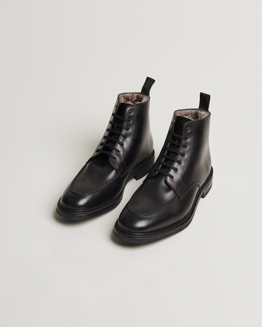 Herren |  | Loake 1880 | Gisbourne Shearling Leather Boot Black