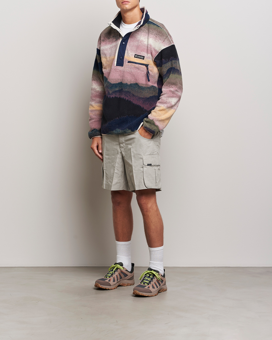 Herren | Pullover | Columbia | Helvetia Printed Half Snap Fleece Navy