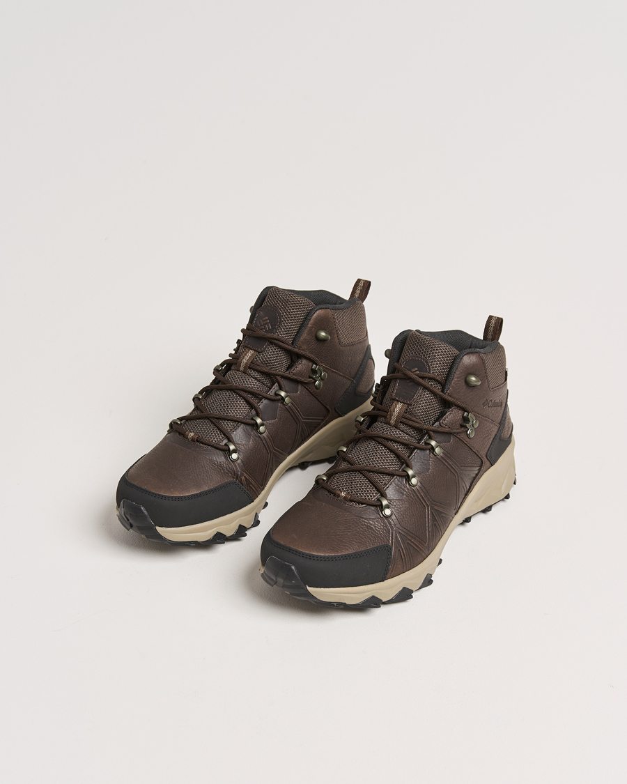 Herren | Winterschuhe | Columbia | Peakfreak Mid Outdry Leather Sneaker Cordovan