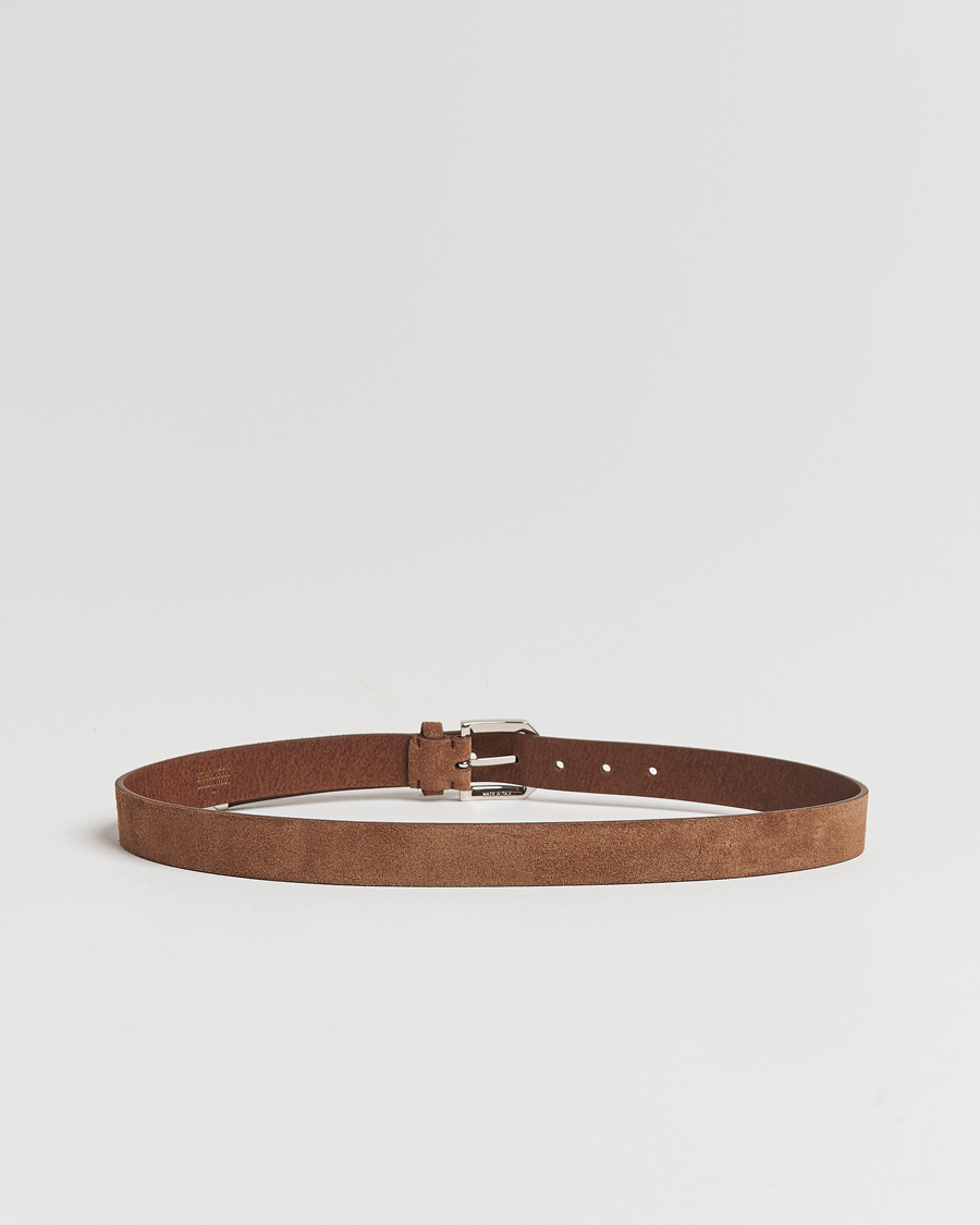 Herren |  | Brunello Cucinelli | Suede Belt Brown