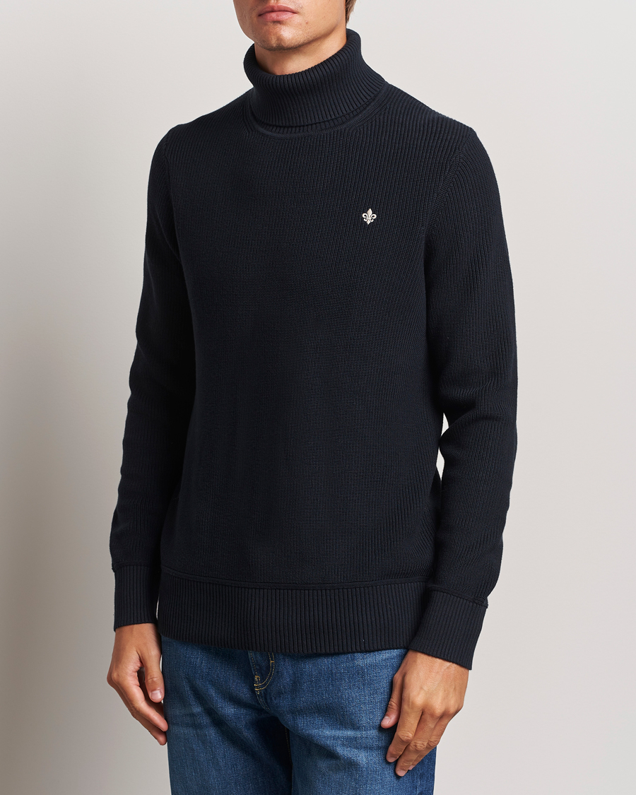 Herren |  | Morris | Bernard Cotton Rollneck Blue