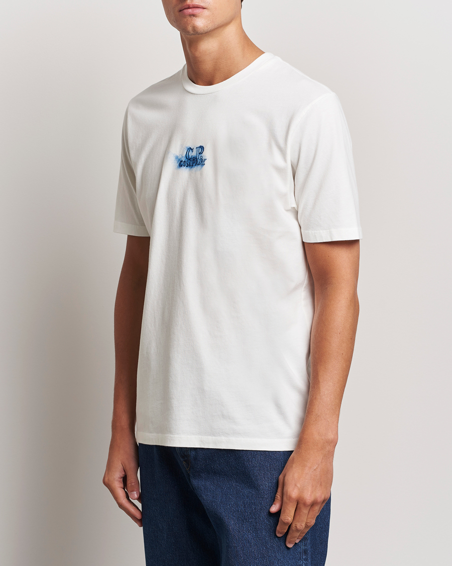 Herren |  | C.P. Company | Hand Printed Jersey T-Shirt White