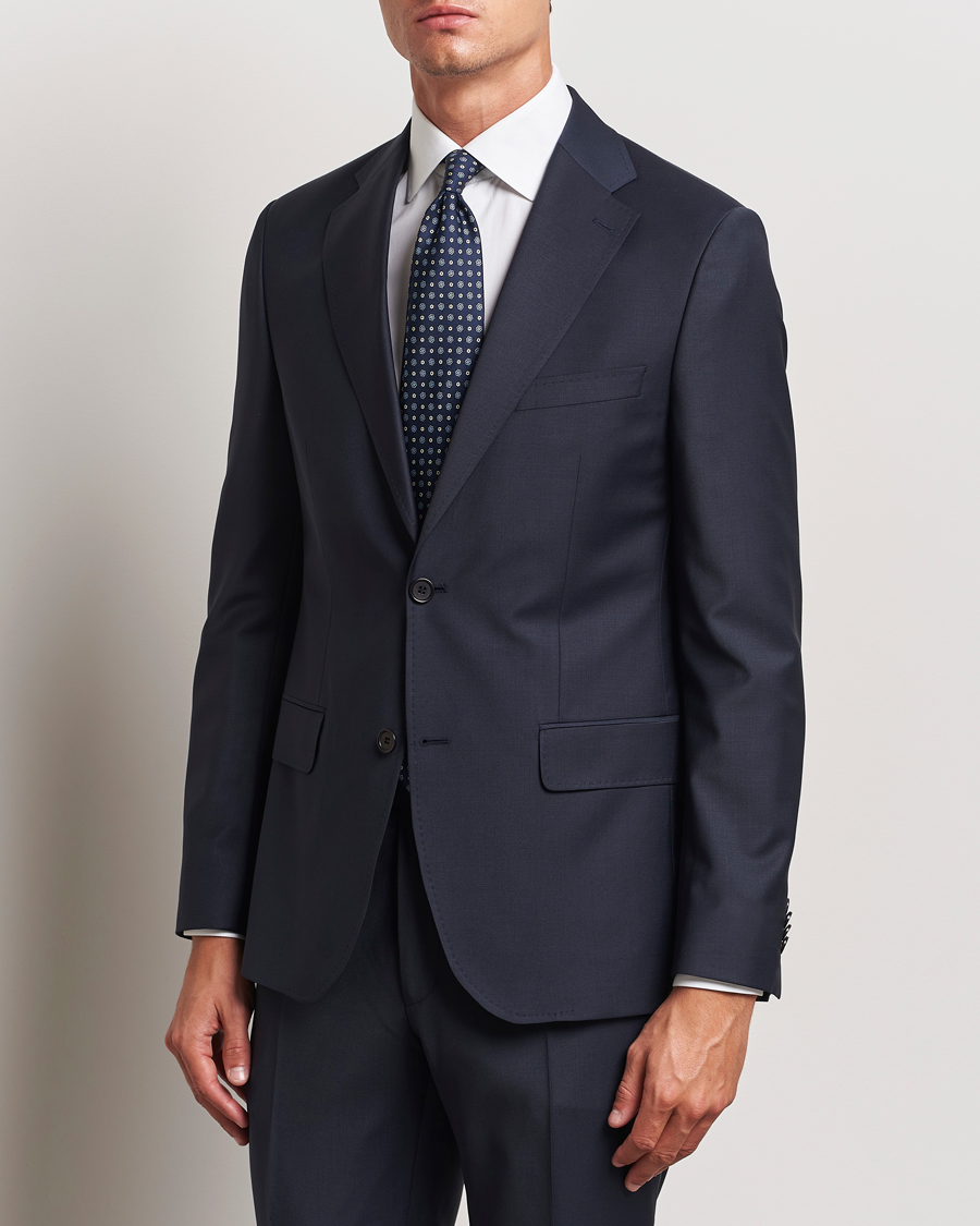 Herren | Business & Beyond - Formal | Morris Heritage | Morris Wool Suit Blazer Navy