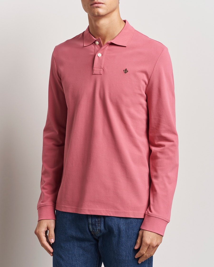 Herren | Langarm-Poloshirts | Morris | Camden Long Sleeve Polo Pink