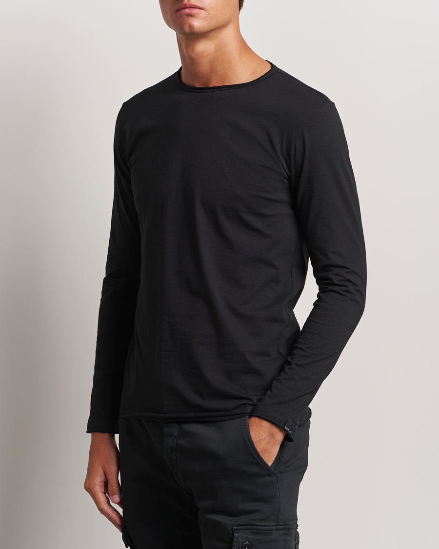 Herren |  | Replay | Crew Neck Long Sleeve T-Shirt Black