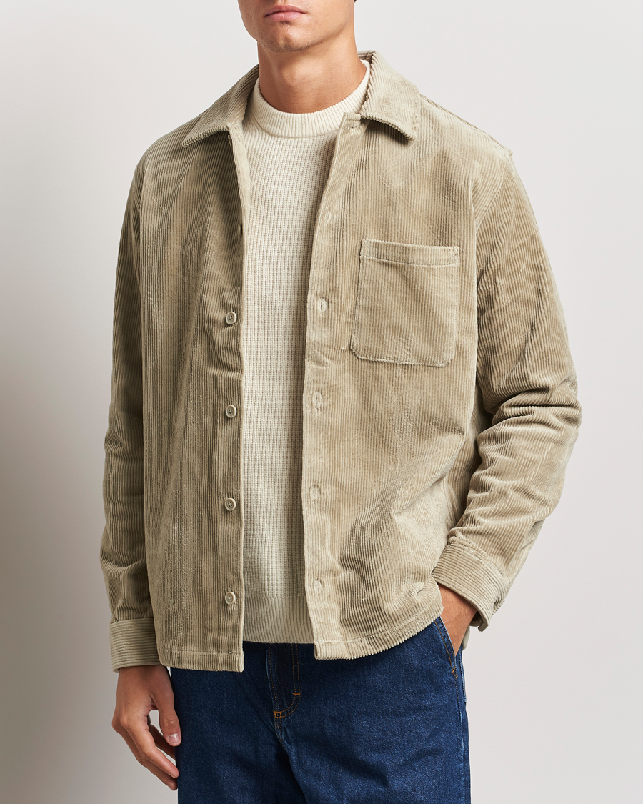 Herren |  | Samsøe Samsøe | Damon Corduroy Overshirt Abbey Stone