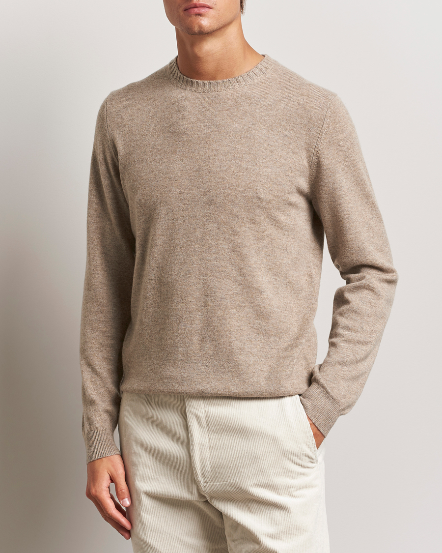 Herren |  | Stenströms | Cashmere Crewneck Beige