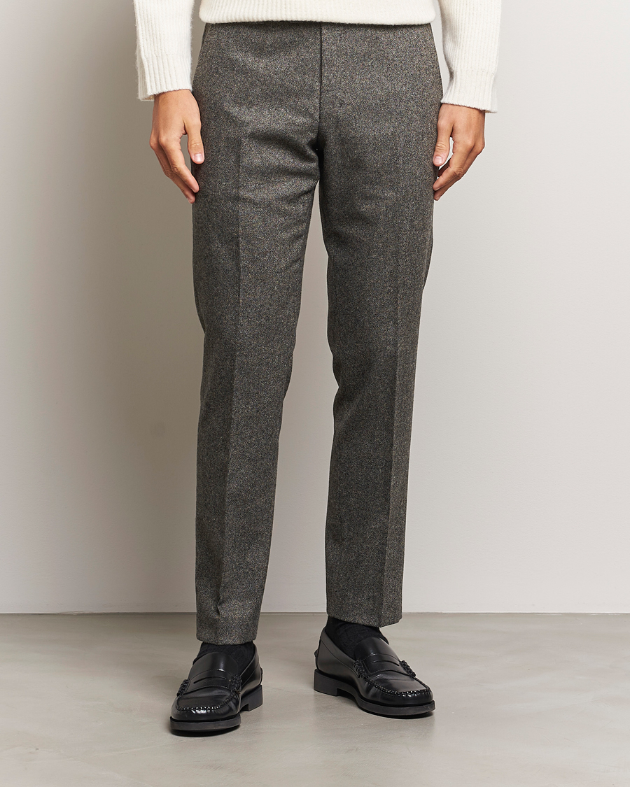 Herren |  | Tiger of Sweden | Tenuta Brushed Wool Trousers Turkish Coffee