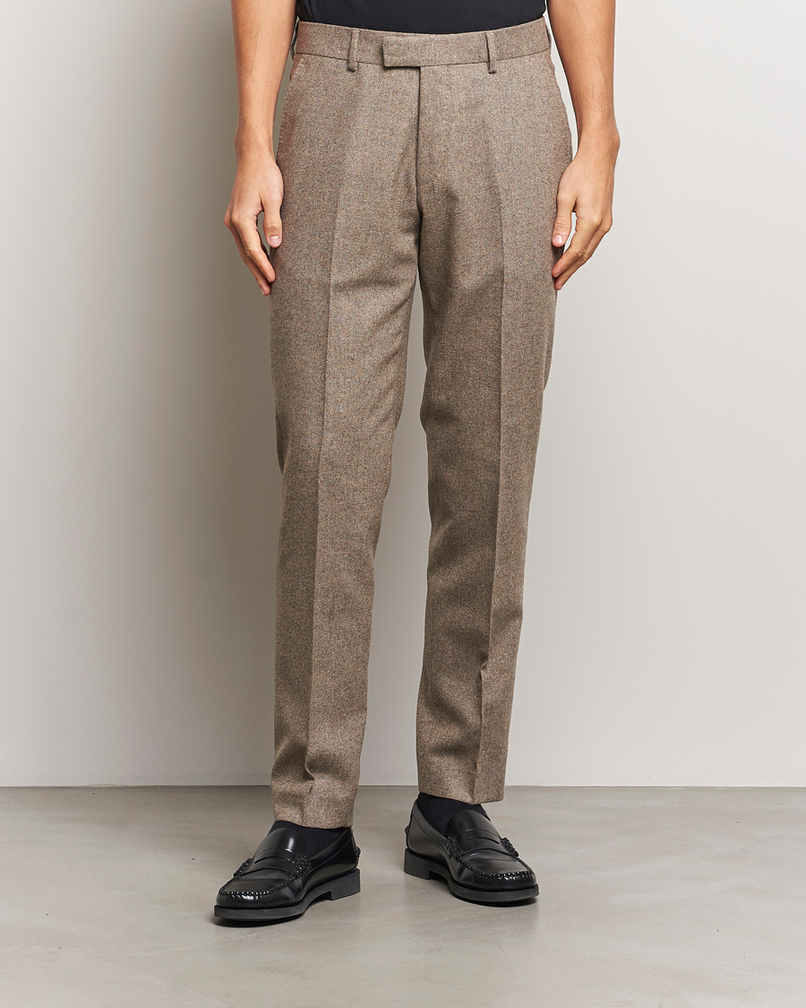 Herren |  | Tiger of Sweden | Tenuta Brushed Wool Trousers Burlywood