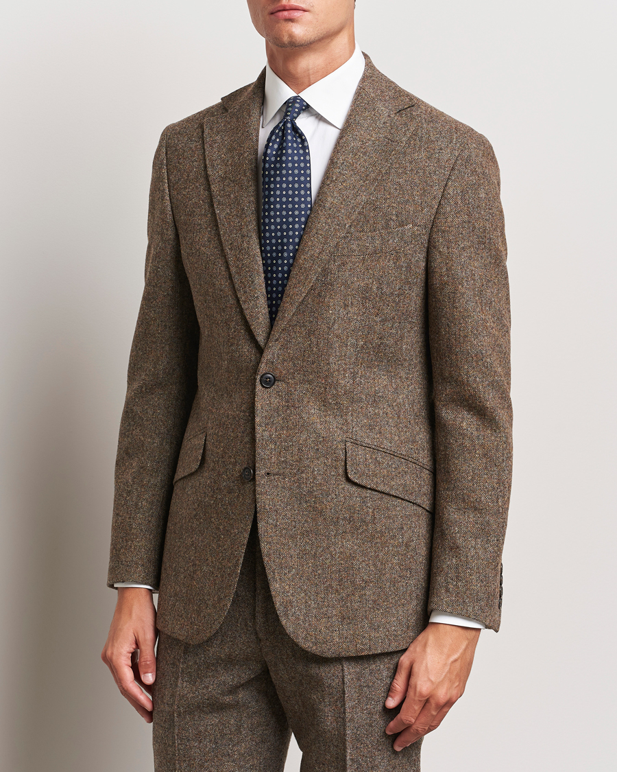 Herren | Smart Casual | Walker Slater | Edward Wool Donegal Blazer Brown