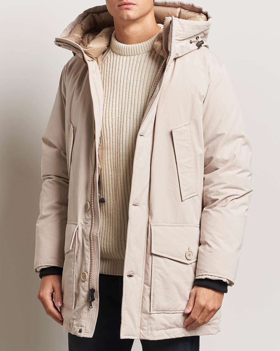 Herren | Klassische Jacken | Woolrich | Peached Cotton Arctic Parka Oxford Tan