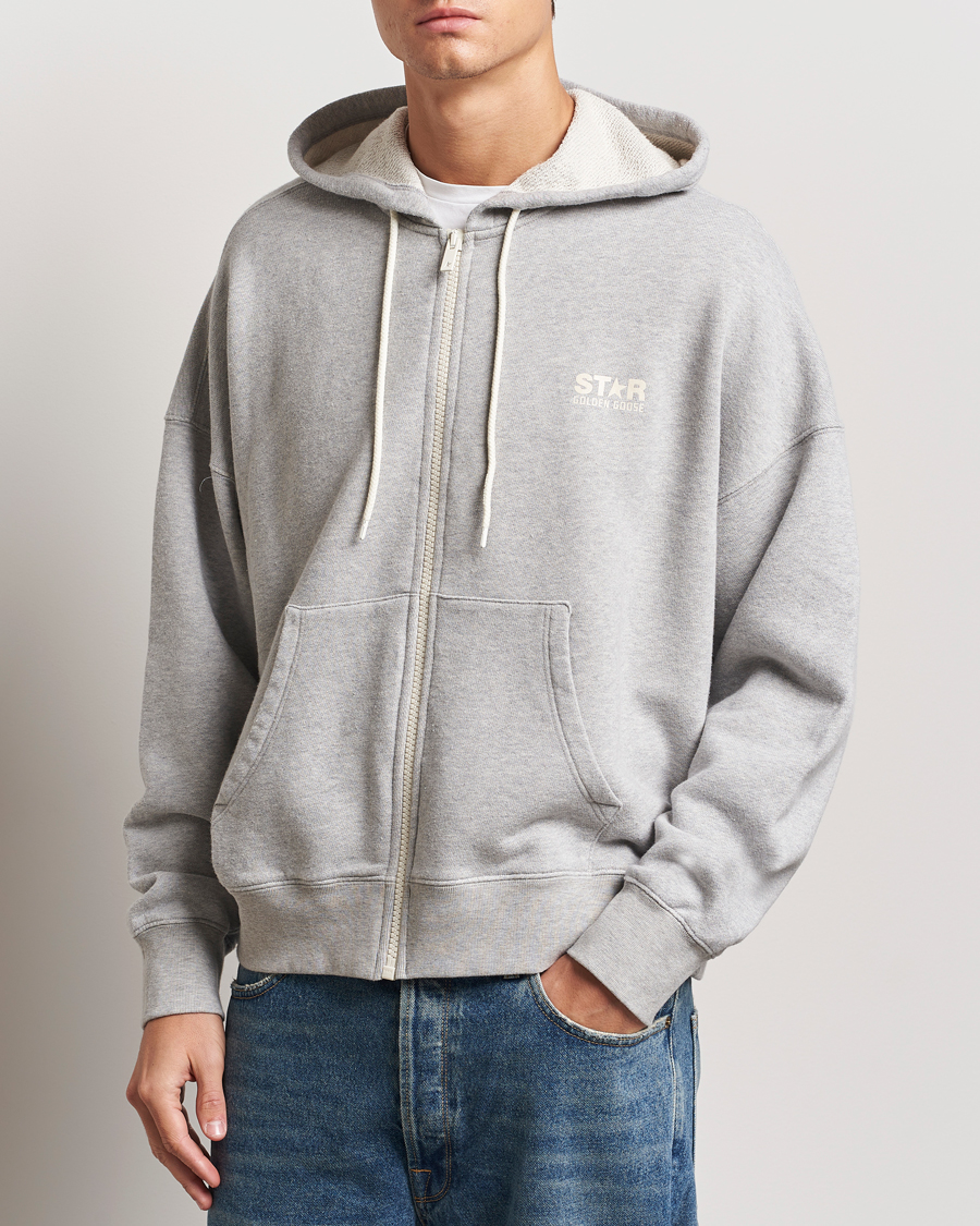 Herren |  | Golden Goose | Full Zip Hoodie Light Grey