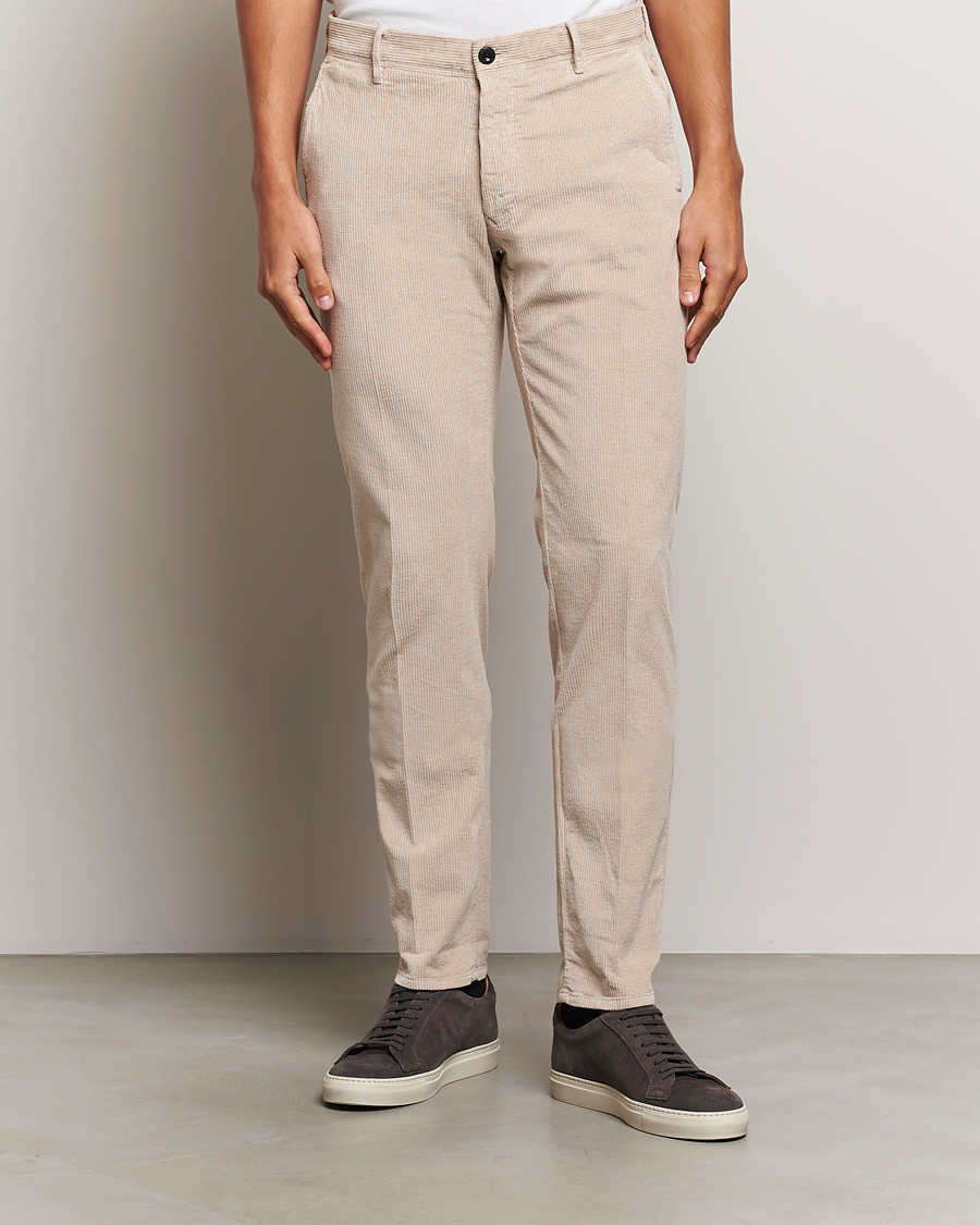 Herren |  | Incotex | Slim Fit Leisure Cord Slacks Light Beige