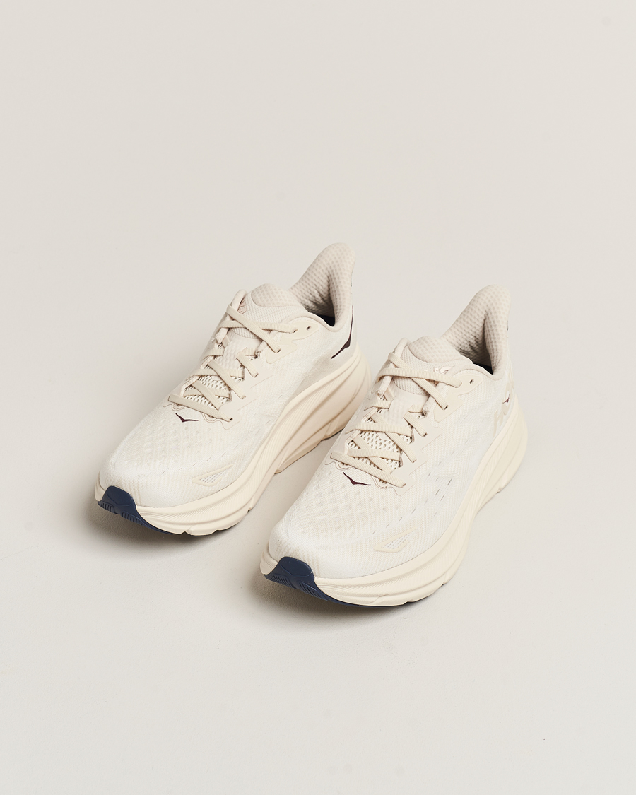 Herren | Sneaker | Hoka One One | Hoka Clifton 9 Oat Milk/Alabaster