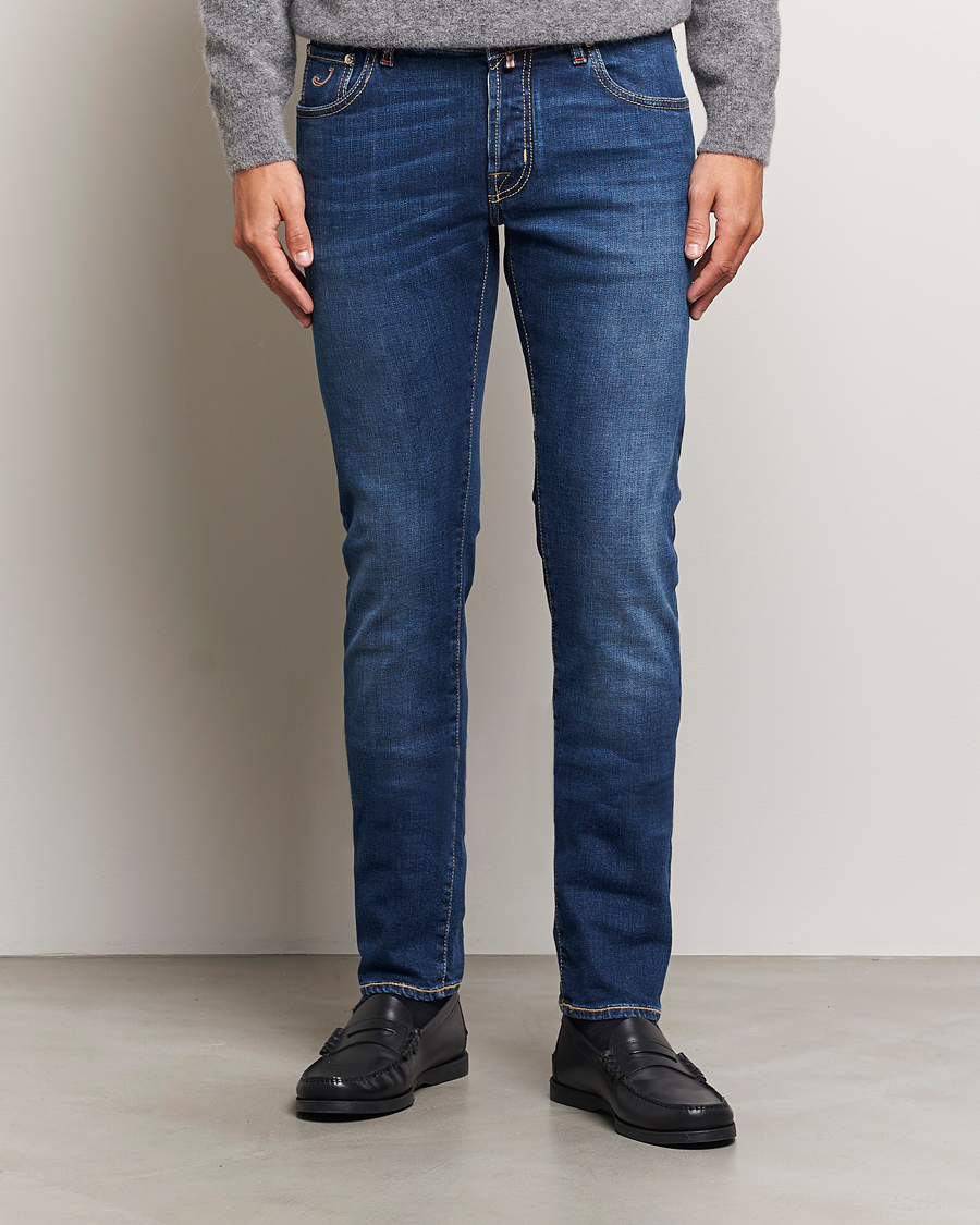 Herren |  | Jacob Cohën | Nick Limited Edition Slim Fit Jeans Mid Blue