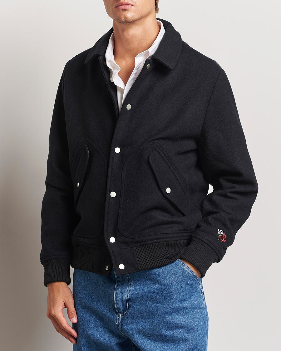 Herren |  | LES DEUX | Rhett Varsity Jacket Black