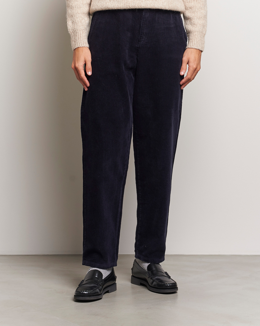 Herren |  | LES DEUX | Kody Heavy Corduroy Pants Dark Navy