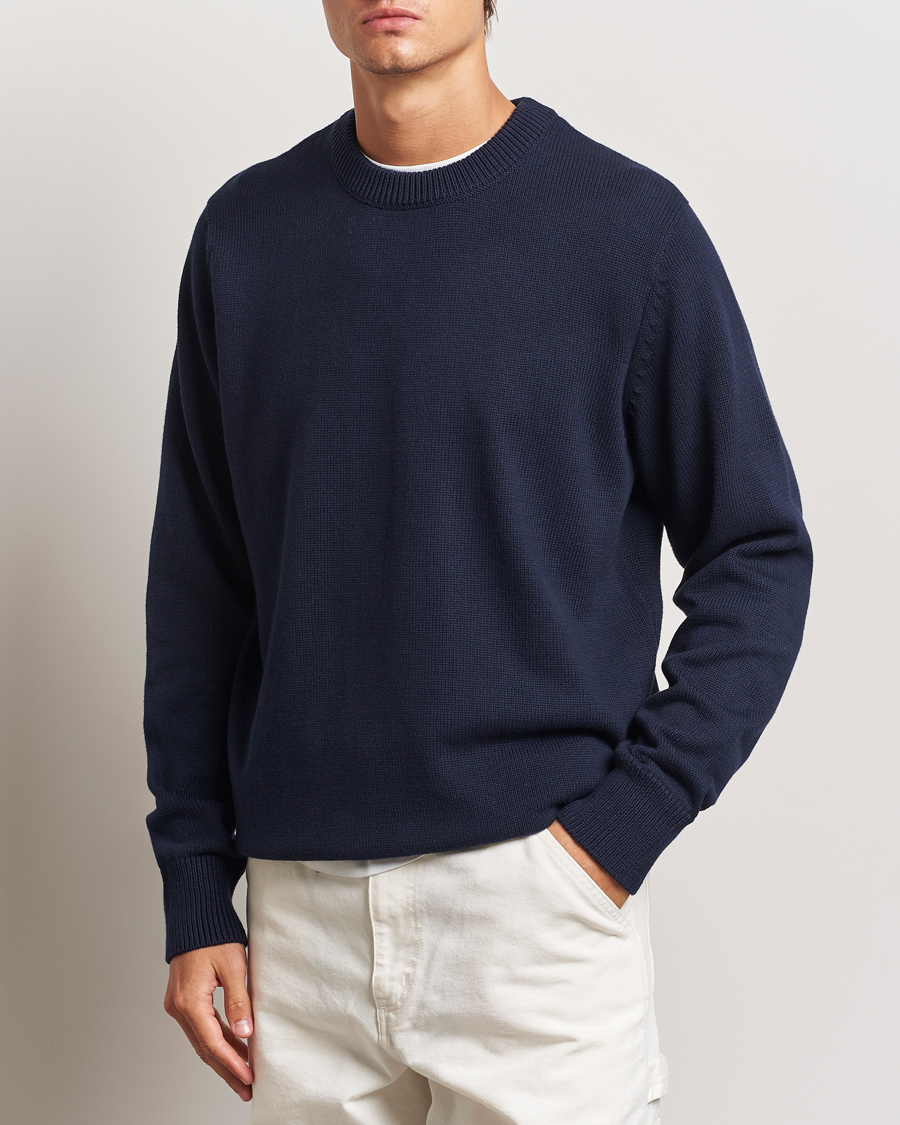 Herren |  | LES DEUX | Gary Cotton Knit 2.0 Dark Navy