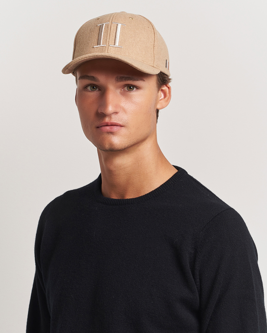 Herren |  | LES DEUX | Encore Wool Baseball Cap Dark Sand Melange