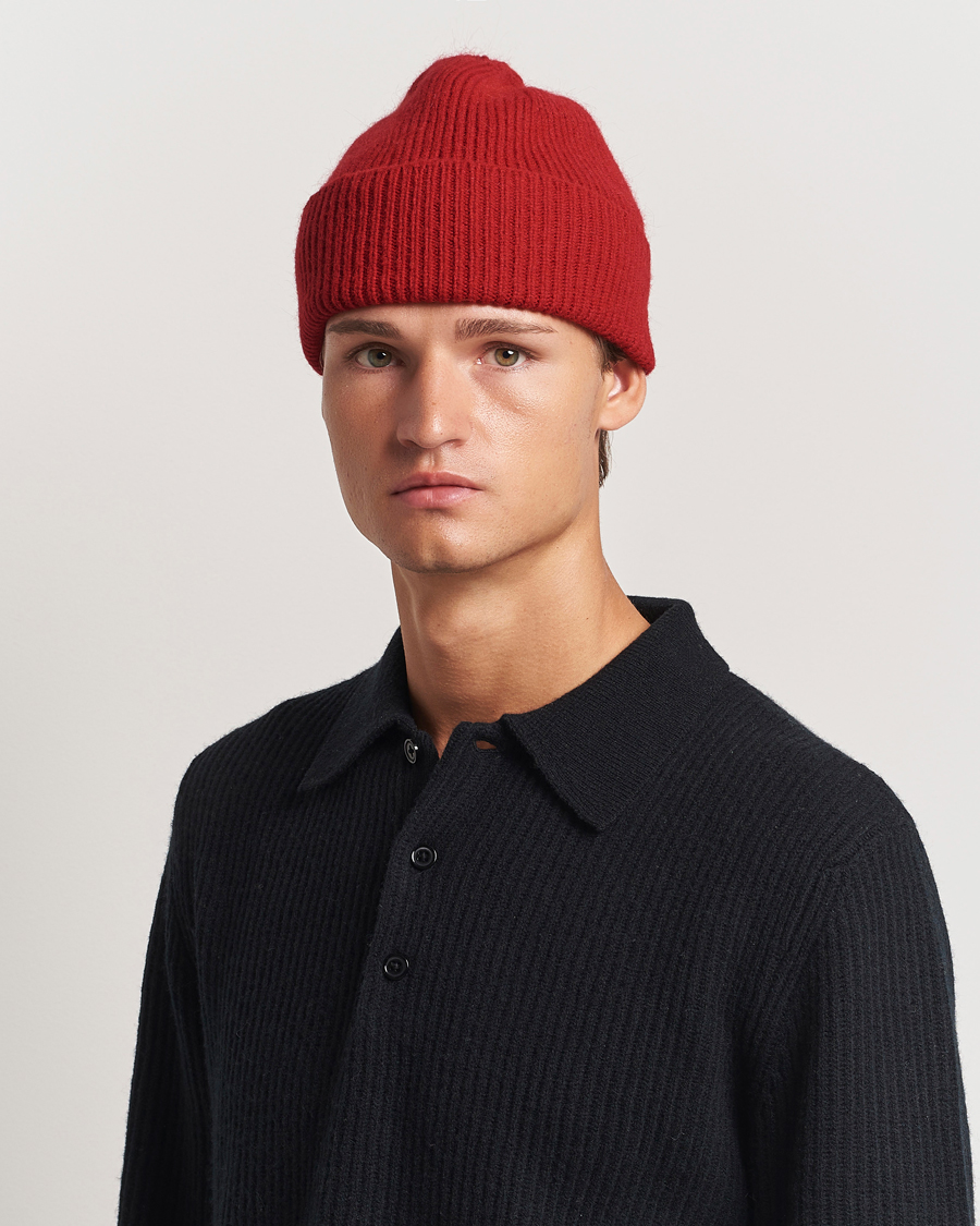 Herren |  | Le Bonnet | Lambswool/Caregora Beanie Framboise