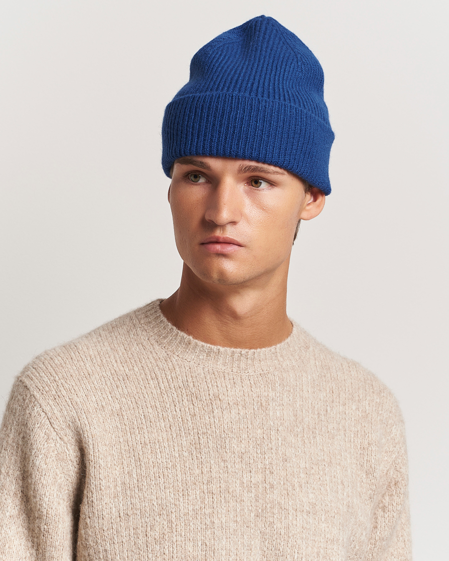 Herren |  | Le Bonnet | Lambswool/Caregora Beanie Marin