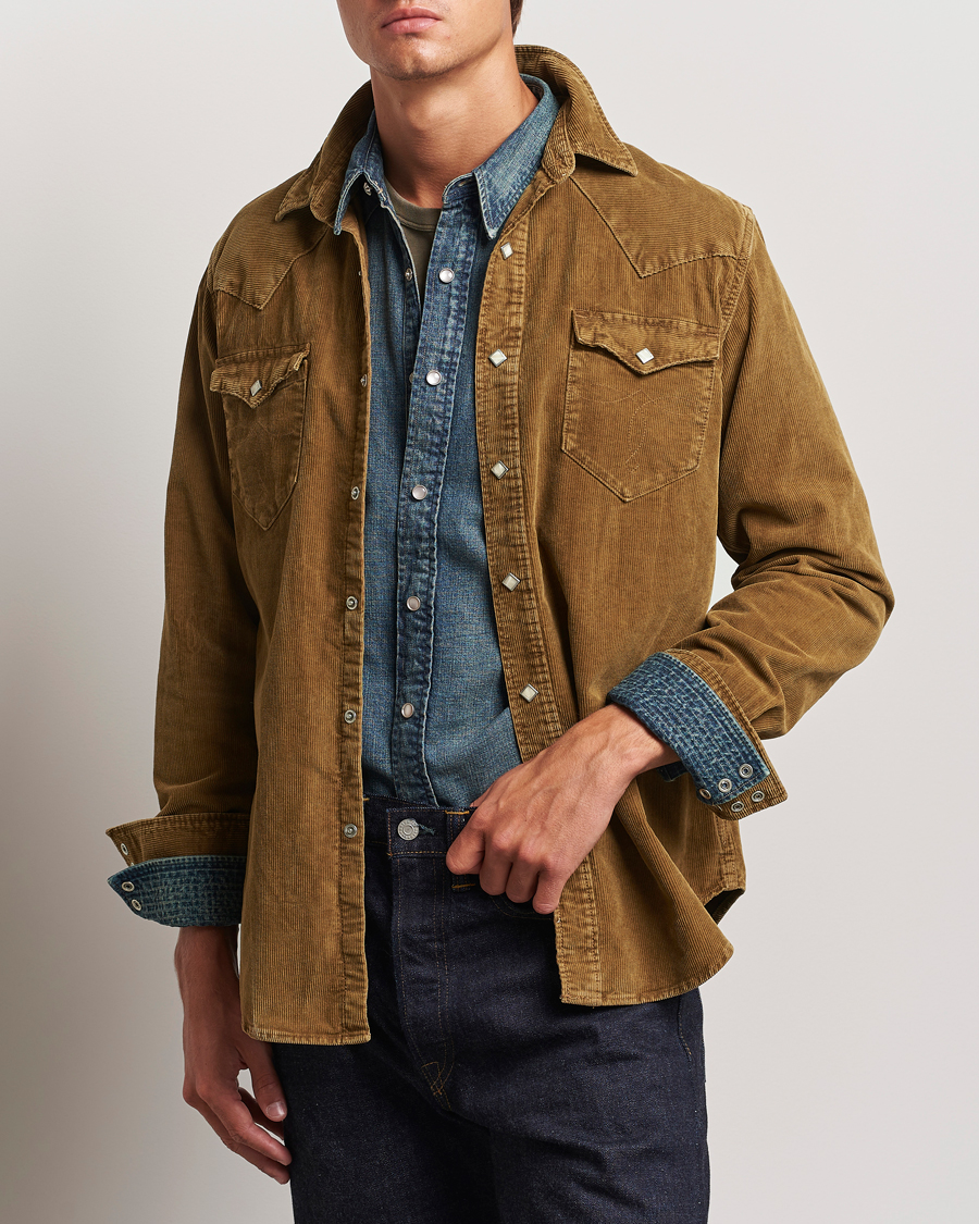 Herren | Kleidung | RRL | Buffalo Western Shirt Faded Tan