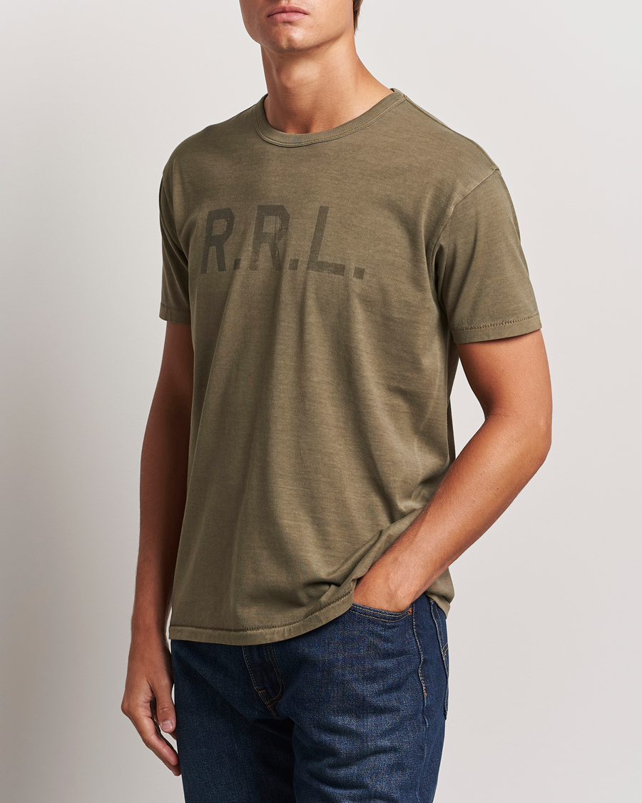 Herren |  | RRL | Graphic Short Sleeve T-Shirt Olive