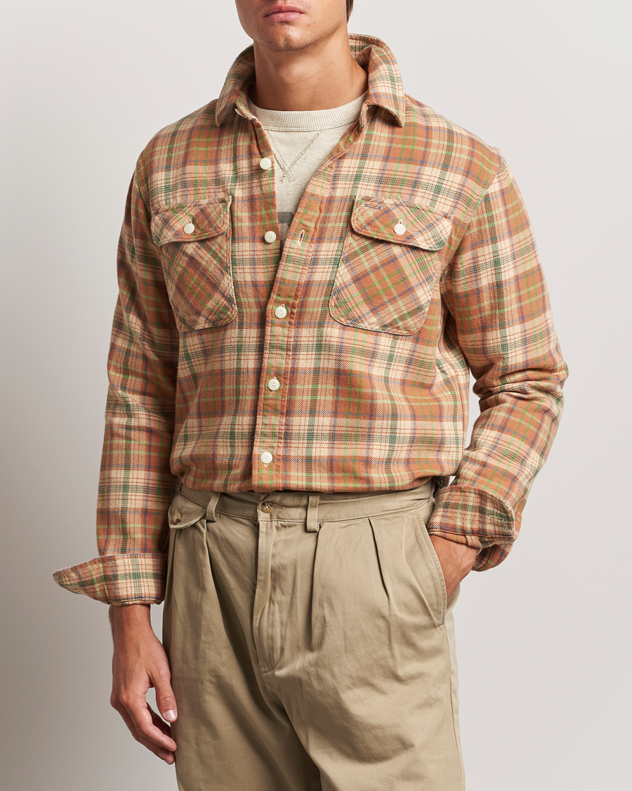 Herren | Kleidung | RRL | Matlock Plaid Shirt Orange Multi