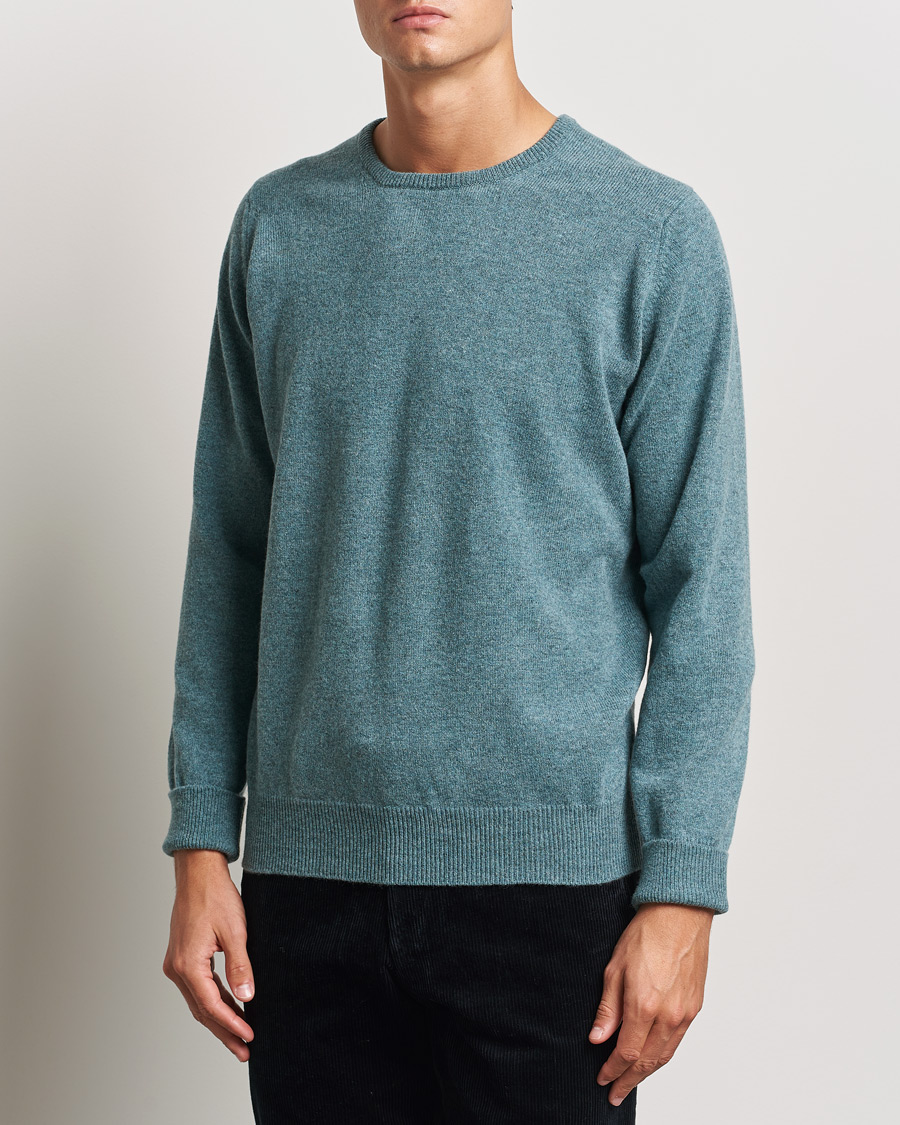 Herren | Kleidung | William Lockie | Rob Lambswool Crewneck Caspian