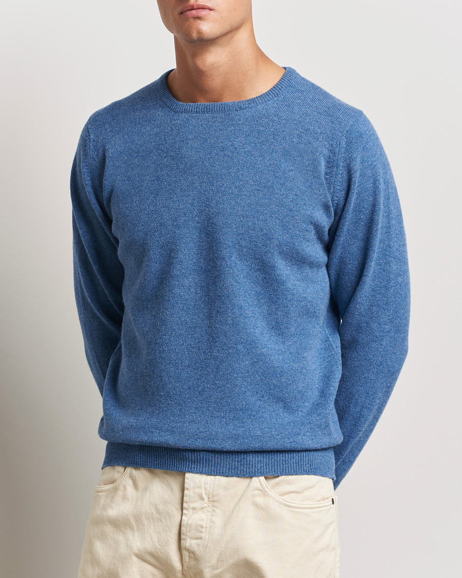 Herren | William Lockie | William Lockie | Rob Lambswool Crewneck Jeans