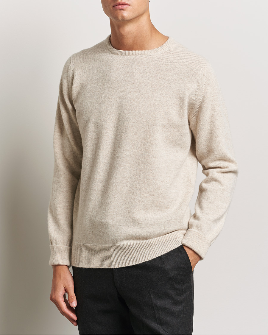 Herren | William Lockie | William Lockie | Rob Lambswool Crewneck Linen