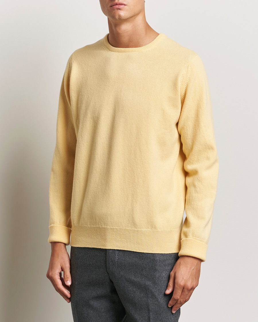 Herren | William Lockie | William Lockie | Rob Lambswool Crewneck Solar