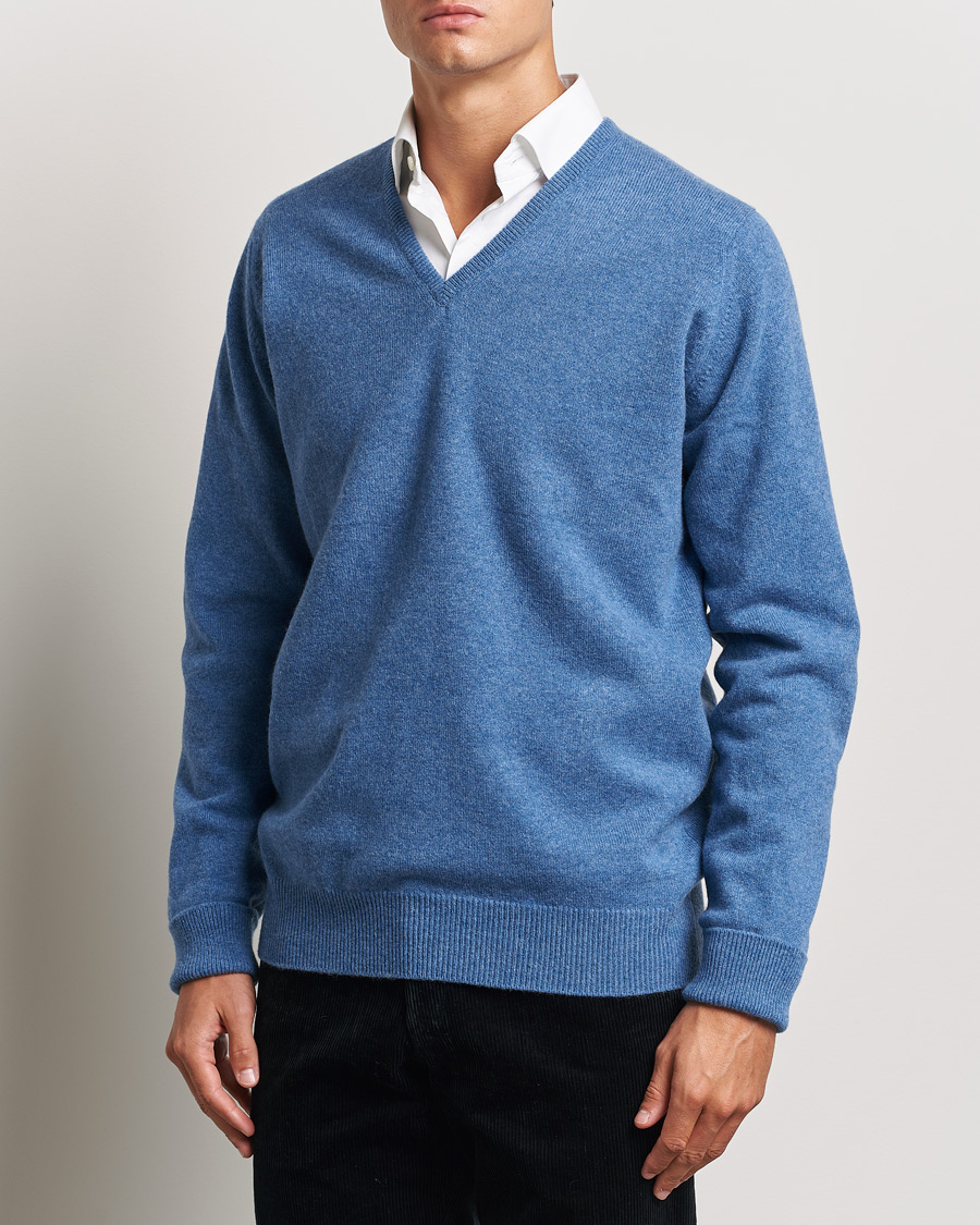 Herren | William Lockie | William Lockie | Rob Lambswool V-Neck Clyde