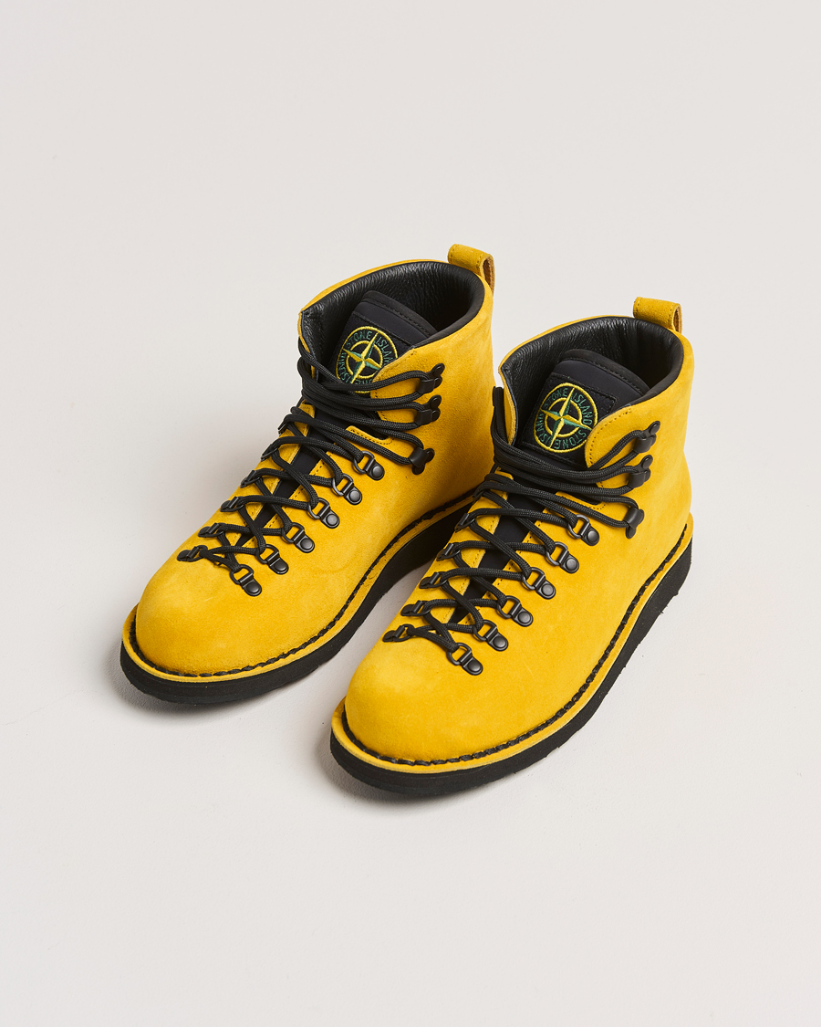 Herren |  | Stone Island | Suede Boot Yellow