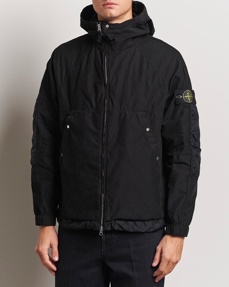 Herren |  | Stone Island | Hooded Lightweight Tela Jacket Black