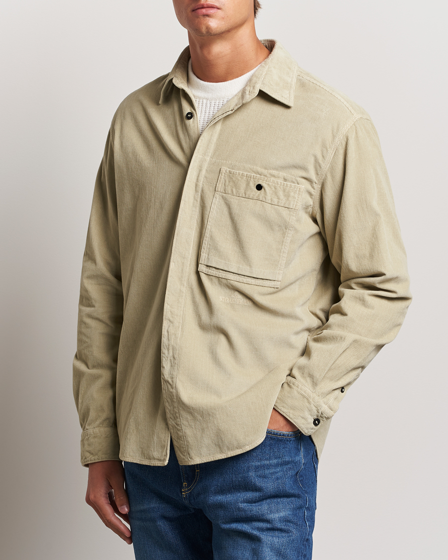 Herren |  | Stone Island | Cotton Cord Overshirt Plaster