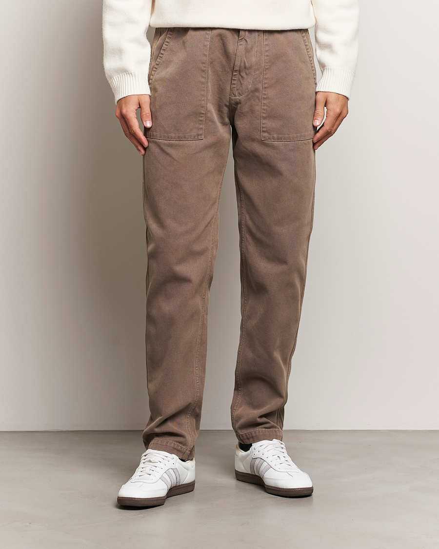 Herren | Stoffhosen | Stone Island | Panama Cotton Pants Walnut