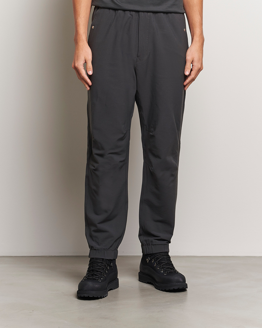 Herren |  | Stone Island | Stellina Wool/Nylon Jogger Pants Lead Grey