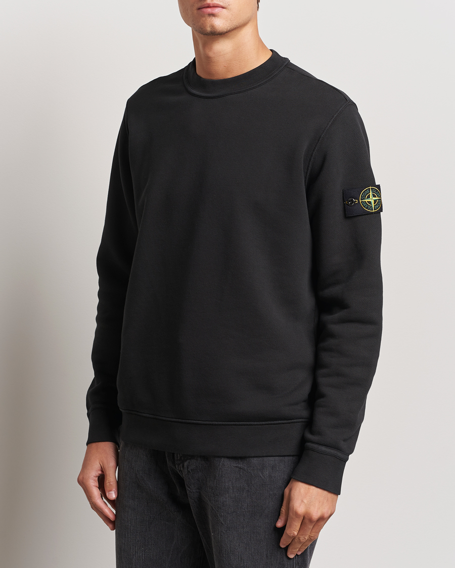 Herren |  | Stone Island | Old Dyed Cotton Sweatshirt Black