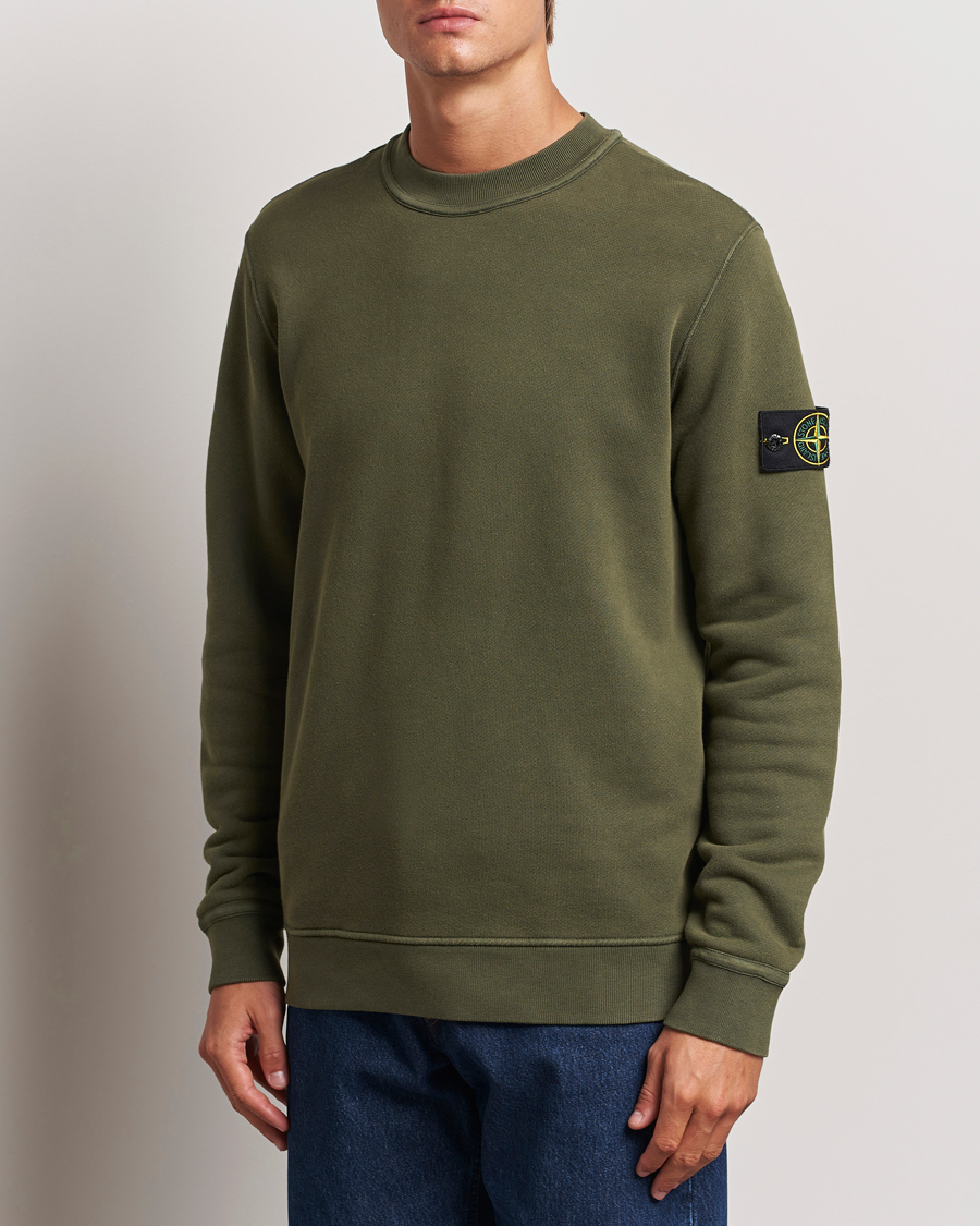 Herren |  | Stone Island | Old Dyed Cotton Sweatshirt Musk