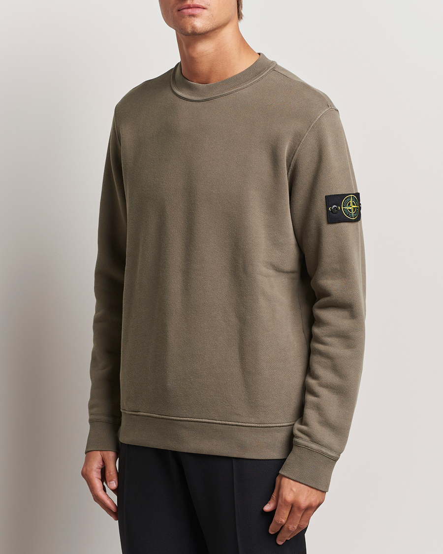 Herren | Sweatshirts | Stone Island | Old Dyed Cotton Sweatshirt Walnut