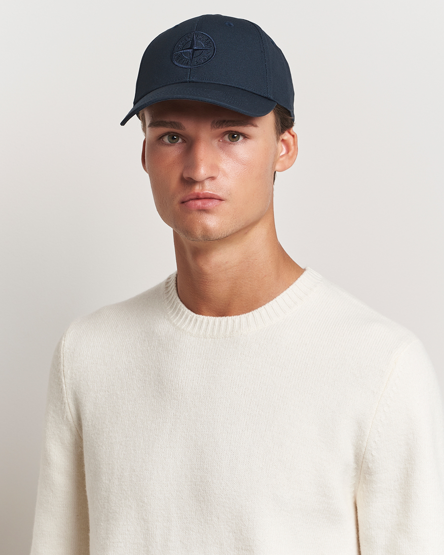 Herren | Hüte & Mützen | Stone Island | Cotton Rep Logo Cap Navy Blue