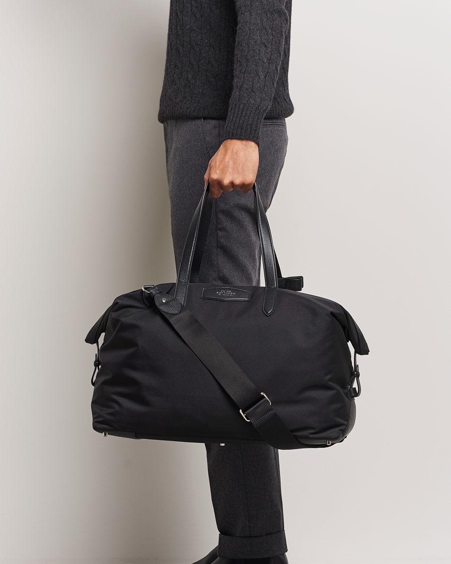 Herren |  | Smythson | Canvas Norton Travel Bag Black