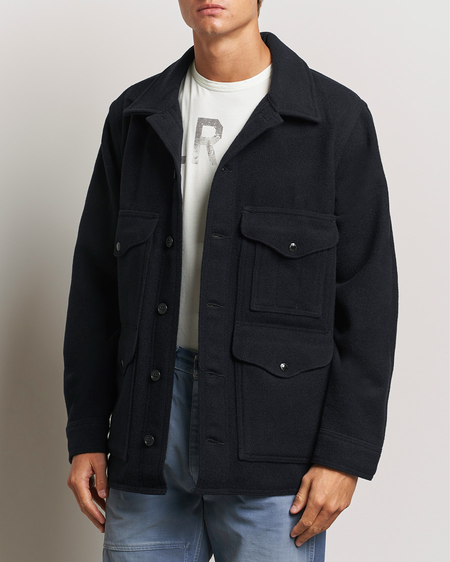 Herren |  | Filson | Mackinaw Wool Cruiser Dark Navy