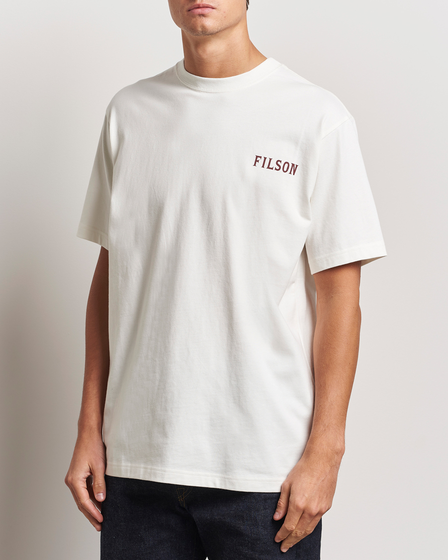 Herren |  | Filson | Printed Cotton T-Shirt Snow White